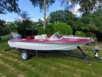 Polyester speedboot met 30pk 4 takt yamaha, Watersport en Boten, Ophalen, Gebruikt, Minder dan 70 pk, 3 tot 6 meter