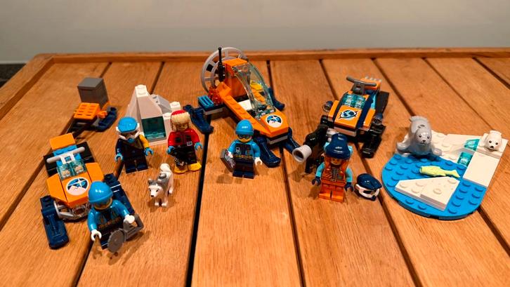 Lego City Arctic 60190 + 60191 + 60376 (100% compleet), Kinderen en Baby's, Speelgoed | Actiefiguren, Zo goed als nieuw, Ophalen of Verzenden