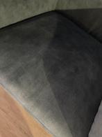 Fauteuil Gerke velvet blauw luxe stoel zwarte poot goedkoop, Ophalen, Nieuw, Stof
