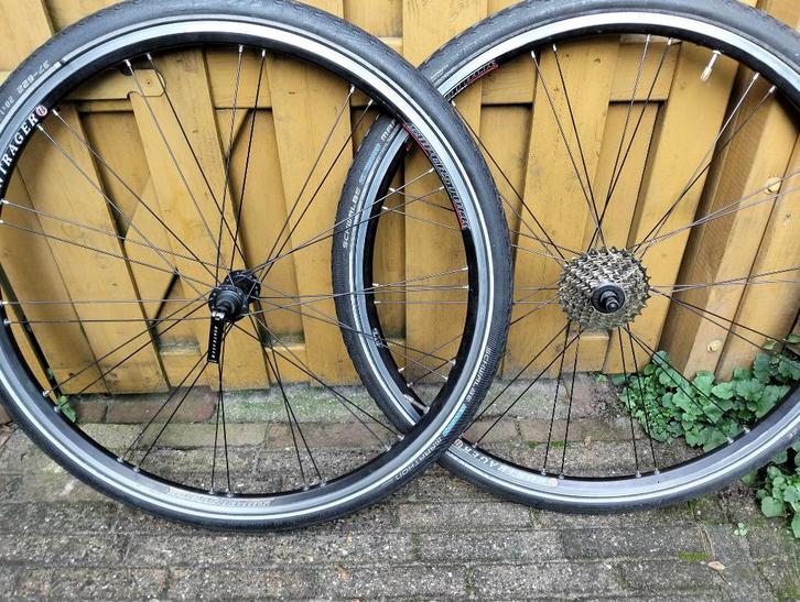 fietswielen, Fietsen en Brommers, Fietsonderdelen, Gebruikt, Algemeen, Wiel, Ophalen