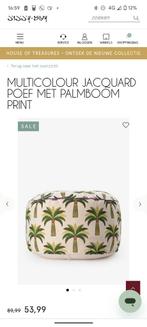 Gezocht poef met palmboom, Huis en Inrichting, Minder dan 50 cm, Rond, Minder dan 50 cm, Ophalen of Verzenden