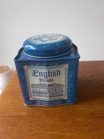 Blik "Theebus" 'English Blends' 'Jaren 90' Nieuw, Verzamelen, Blikken, Ophalen of Verzenden, Nieuw, Overige