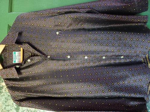 Vintage overhemd blouse uit Italië maat M., Kleding | Heren, Overhemden, Zo goed als nieuw, Rood, Ophalen of Verzenden