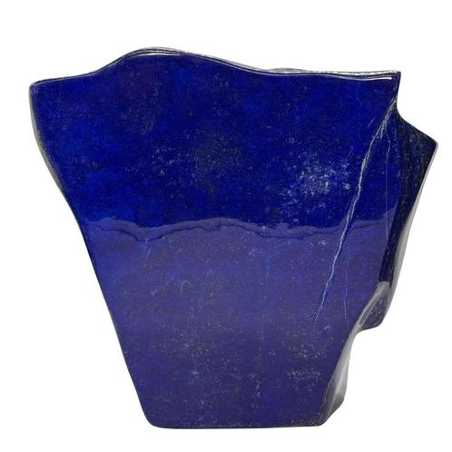 Lapis Lazuli XL - gepolijst - 12,4 kg - 32 cm, Verzamelen, Mineralen en Fossielen, Mineraal, Ophalen of Verzenden