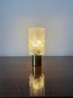 Vintage tafellamp glas retro - Mid Century, Huis en Inrichting, Lampen | Tafellampen, Gebruikt, Vintage, Design, Mid Century Modern