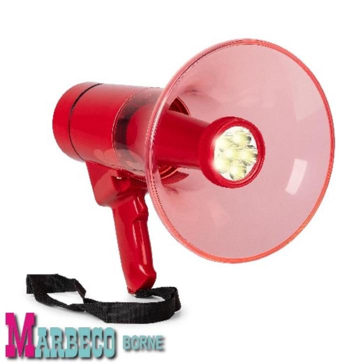 Megafoon 50W Record Sirene Microfoon, MEG050 LED lamp, Audio, Tv en Foto, Luidsprekers, Nieuw, Overige typen, Minder dan 60 watt
