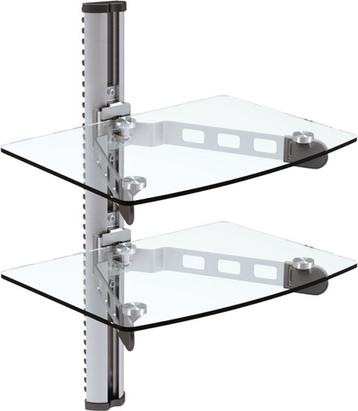 Muurbeugel met 2 Glazen Platen voor Audio/ Video Apparatuur beschikbaar voor biedingen