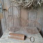 Oud brocante Frans eiermandje eiermand rasp *Etage3*, Huis en Inrichting, Gebruikt, ., Ophalen of Verzenden, .