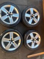SAAB 9-5 velgen met winterbanden 225/45 R17, Auto-onderdelen, Banden en Velgen, Ophalen, Gebruikt, Banden en Velgen, 17 inch
