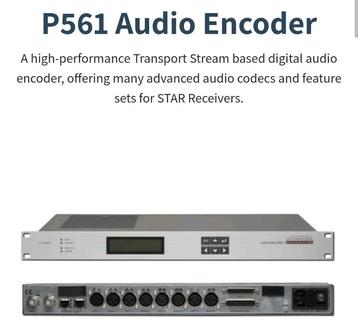 Internationale datacasting professionele IP audio encoder
 beschikbaar voor biedingen