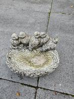 Beton  beeld voeder/drinkbakje voor vogels voor buiten, Tuin en Terras, Tuinbeelden, Ophalen, Gebruikt, Steen, Dierenbeeld