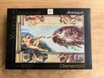 Puzzel 1000 stuk - Compleet -  Michelangelo - Sixt. Kapel, Ophalen of Verzenden, 500 t/m 1500 stukjes, Zo goed als nieuw, Legpuzzel