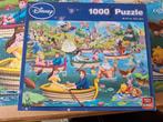 King legpuzzel Disney bootje varen, Hobby en Vrije tijd, Ophalen of Verzenden, 500 t/m 1500 stukjes, Gebruikt, Legpuzzel