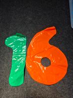 Opblaasbare cijfers 16 zestien, Ophalen of Verzenden, Zo goed als nieuw, Versiering, Verjaardag