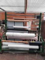 Rollenrek voor 10 rollen - 2.45m breed -vijverfolie afroller, Ophalen, 250 mm of meer