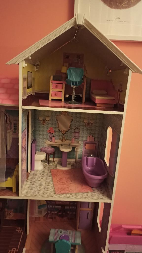 Kidkraft Poppenhuis voor Barbie, Kinderen en Baby's, Speelgoed | Poppenhuizen, Zo goed als nieuw, Poppenhuis, Ophalen