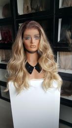 Luxe Lace Pruik: Uitgroei naar Blond en licht, Krul, Ophalen of Verzenden, Nieuw, Pruik of Haarverlenging