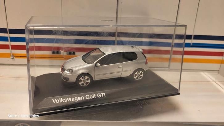 Norev Volkswagen Golf 5 GTI Silver, Hobby en Vrije tijd, Modelauto's | 1:43, Gebruikt, Auto, Norev, Ophalen of Verzenden