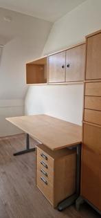 ikea bureau met kast en ladenkast, Huis en Inrichting, Bureaus, Ophalen, Gebruikt