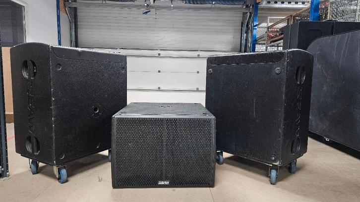 7x EAW SBX220 – Dual 12” Bandpass Subwoofer, Audio, Tv en Foto, Professionele Audio-, Tv- en Video-apparatuur, Gebruikt, Audio