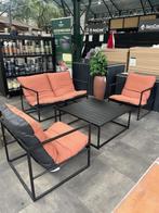 Showroommodel | Loungeset Coral Rust, Ophalen, 4 zitplaatsen, Aluminium, Zo goed als nieuw