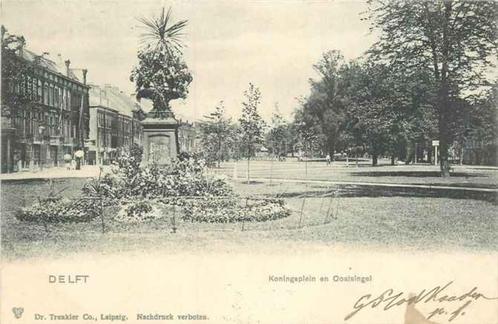 (301-038-007) Delft Koningsplein en Oostsingel, Verzamelen, Ansichtkaarten | Nederland, Zuid-Holland, Verzenden