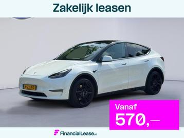 Tesla Model Y Long Range AWD 75 kWh Black line, 20 inch, pan beschikbaar voor biedingen