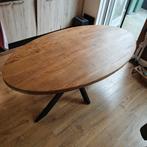 Nieuwe ovale mangohouten eettafel 190x100cm  D, Ophalen, Nieuw, 50 tot 100 cm, 150 tot 200 cm