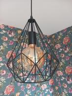 Zwarte hanglamp, Ophalen of Verzenden, Zo goed als nieuw, Metaal, 50 tot 75 cm