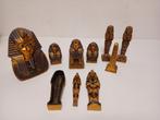 Egyptische collectie beeldjes toetanchamon  sarcofaag  farao, Ophalen of Verzenden