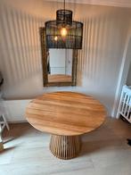 Kave Home Jeanette Teakhouten Eettafel 120cm, Ophalen, 100 tot 150 cm, Zo goed als nieuw, Vier personen