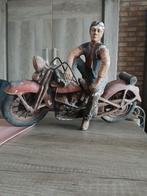 Beeld: Man op Harley-Davidson, Ophalen of Verzenden