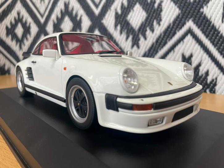 Porsche 911 type 930 Turbo S white 1/18 GT Spirit, Hobby en Vrije tijd, Modelauto's | 1:18, Zo goed als nieuw, Auto, Overige merken