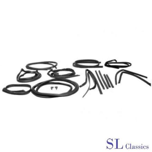 Rubber kit 17-delig Mercedes SL, R107-W107, Auto-onderdelen, Carrosserie en Plaatwerk, Mercedes-Benz, Nieuw, Verzenden