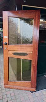 Merbau Voordeur - 90x201.5 cm, Doe-het-zelf en Verbouw, Deuren en Horren, Ophalen, Gebruikt, 80 tot 100 cm, Buitendeur