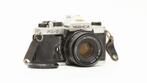 Yashica FX-7 camera met 50mm lens en 70-210 lens en flitser, Audio, Tv en Foto, Fotografie | Lenzen en Objectieven, Ophalen, Gebruikt