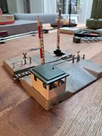 Marklin jaren '50 overweg 7192 dubbelspoor / + contact-rails, Wisselstroom, Gebruikt, Rails, Ophalen of Verzenden