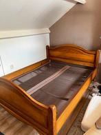 Eikenhouten Bedframe met Auping Bedbodem 160x200, Huis en Inrichting, Ophalen, Gebruikt, Bruin, Tweepersoons