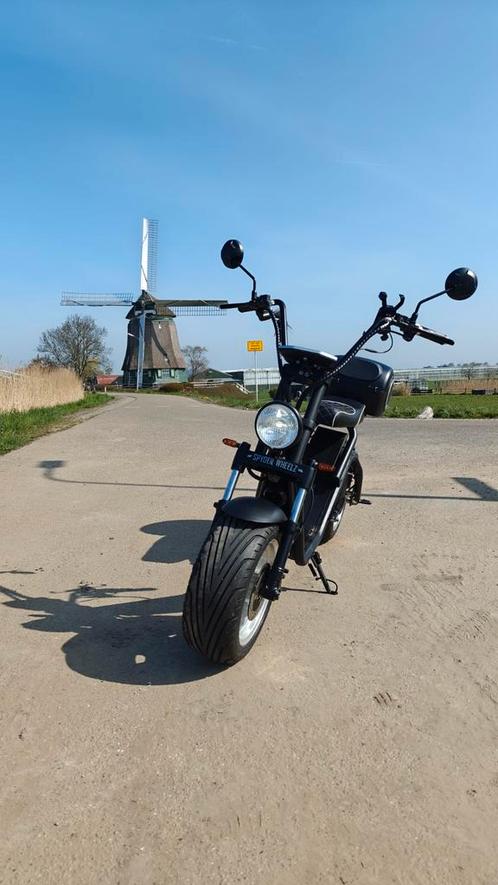 Te koop e-chopper Spyder Wheelz  bj 2021 , 494 km, Fietsen en Brommers, Snorfietsen en Snorscooters, Gebruikt, Overige merken