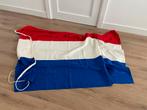 Hele grote Nederlandse vlag ouderwetse katoen 210 x 125 cm, Diversen, Vlaggen en Wimpels, Ophalen of Verzenden, Zo goed als nieuw