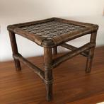 Tafeltje, bijzettafel, plantentafel, bamboe, manou, boho,’70, Ophalen of Verzenden, Zo goed als nieuw, Hout