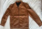 Leren jack / blouse nieuw geen echt leer nappa, Kleding | Heren, Ophalen of Verzenden, Zo goed als nieuw, Bruin
