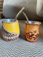 Yerba Mate Kalebas Set, Ophalen, Zo goed als nieuw