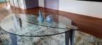 2 ovale glazen salontafels, Huis en Inrichting, 50 tot 100 cm, Minder dan 50 cm, Glas, 100 tot 150 cm