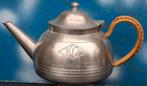 Theepot. Tin. Malaysia Singapore. Merkstempel.  Gravure., Ophalen, Overige materialen, Overige typen, Zo goed als nieuw
