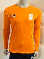 Sportkleding sportshirt hardloopshirt maat M Fila team NL, Maat 48/50 (M), Wandelen of Outdoor, Oranje, Ophalen of Verzenden