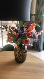 Panter vaas met kunstbloemen, Huis en Inrichting, Ophalen, Zo goed als nieuw