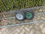 2 kruiwagen wielen, Tuin en Terras, Kruiwagens, Ophalen, Zo goed als nieuw