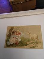 LAMMETJE. BIJ KUSSENDE KINDEREN, Ophalen of Verzenden, Voor 1940, Zo goed als nieuw, Kind