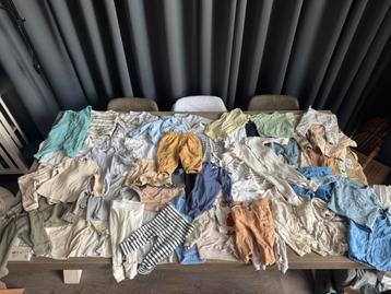 Baby kledingpakket maat 62 & 62/68 +/- 60 stuks beschikbaar voor biedingen